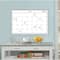 Wallpops White Monthly Dry Erase Calendar Decal